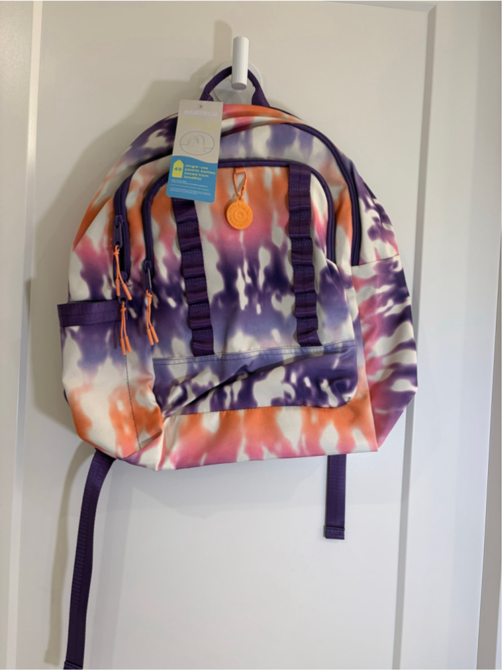 Ecotech Logan Tie-Dye Recyclable Backpack - NWT